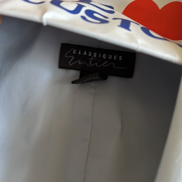 Classiques entier size 10 women’s light blue jacket Nordstrom - Picture 2 of 3